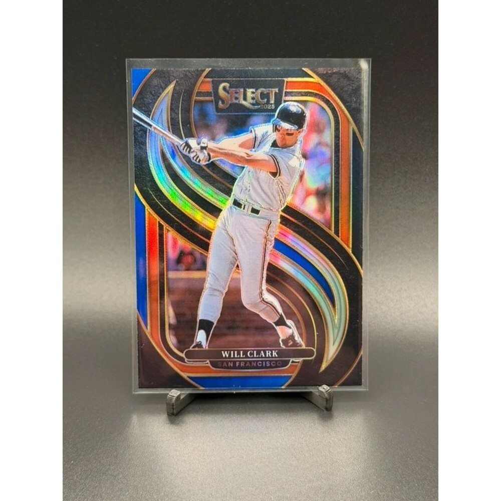 2025 Panini Select Will Clark Orange Prizm /49 #149 Premier Level Giants 24/49